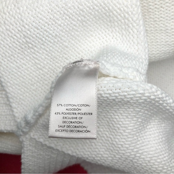 Ann Taylor White Lace Up Sweater Tank Top - Picture 6 of 7